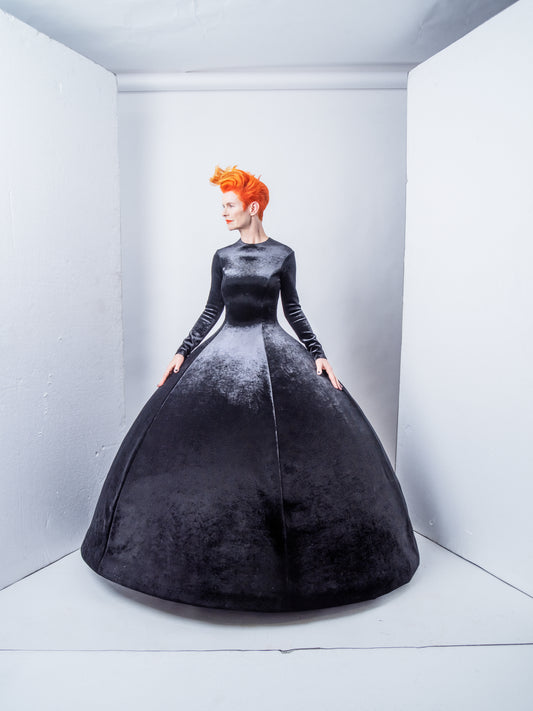 Sandy Powell in Balenciaga. Photo Tim Walker