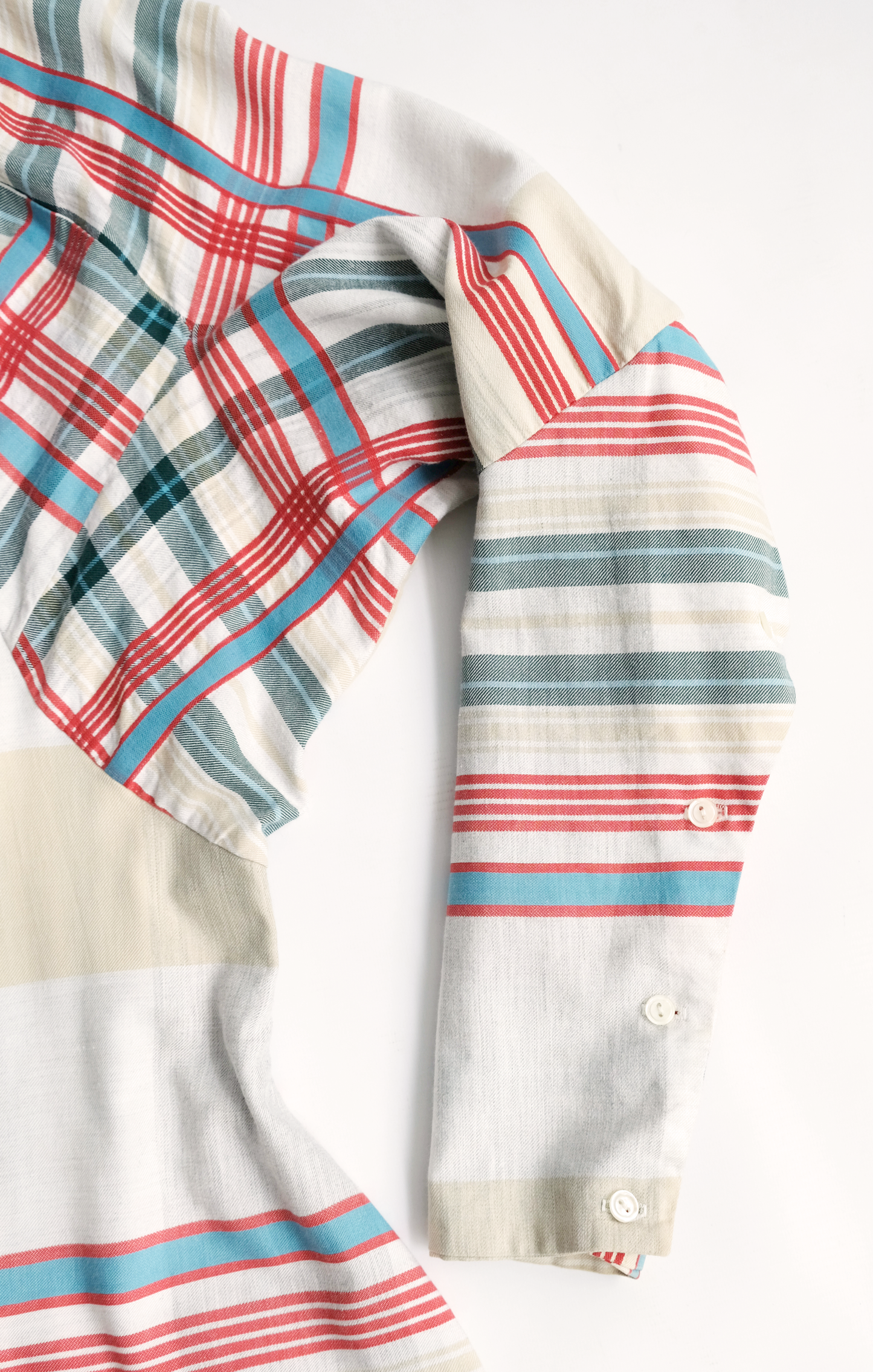 Vivienne Westwood 1980s Vintage Striped Tailored Shirt, UK10-12