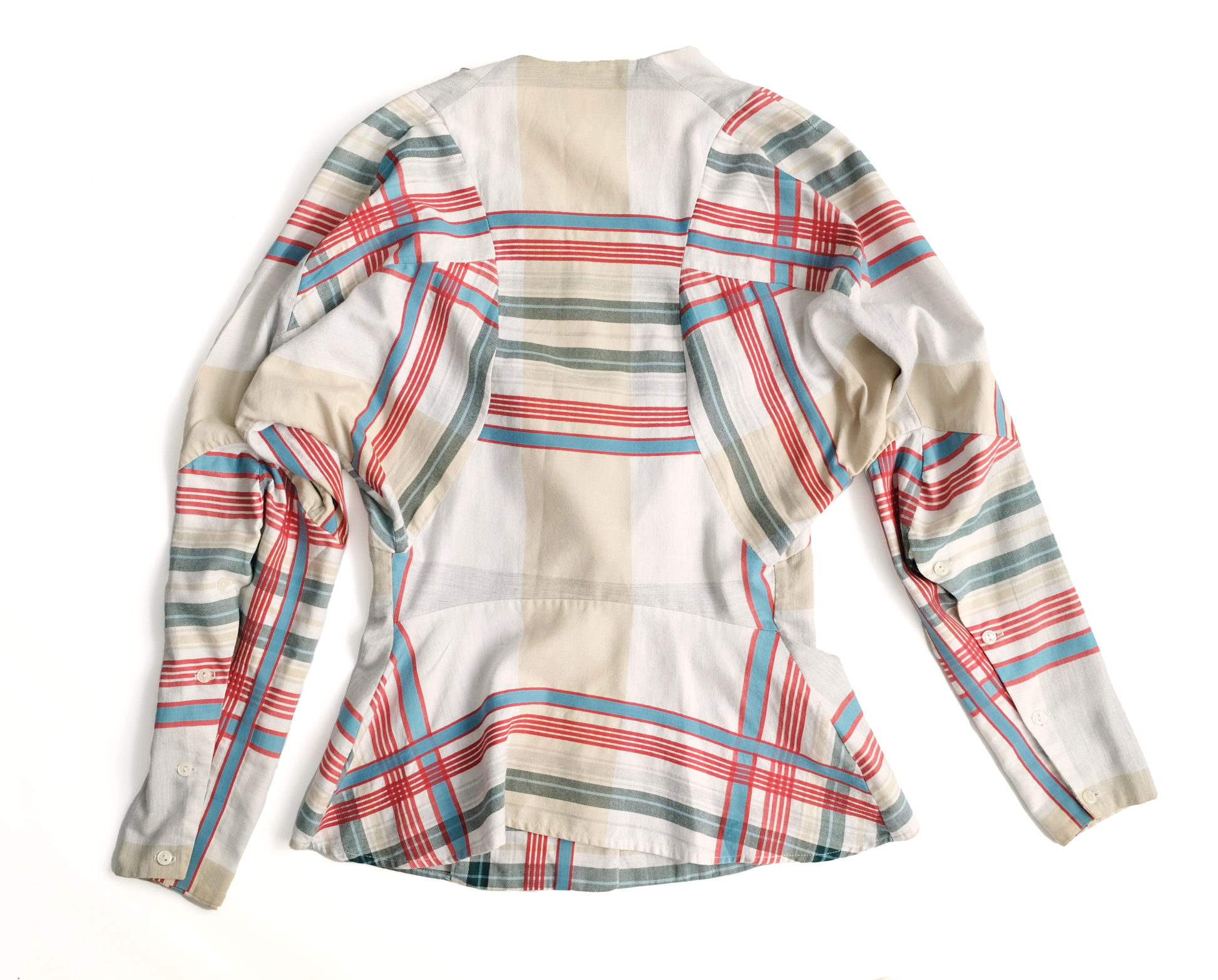 Vivienne Westwood 1980s Vintage Striped Tailored Shirt, UK10-12