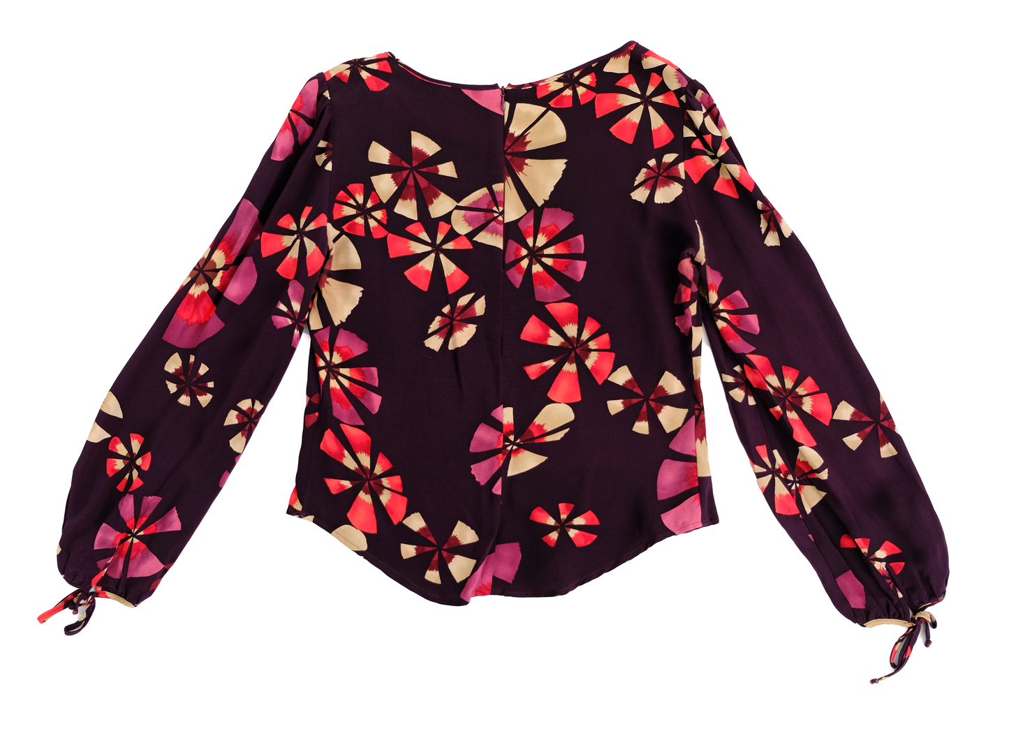 Liberty Vintage Printed Top with Matching Tie, UK8-10