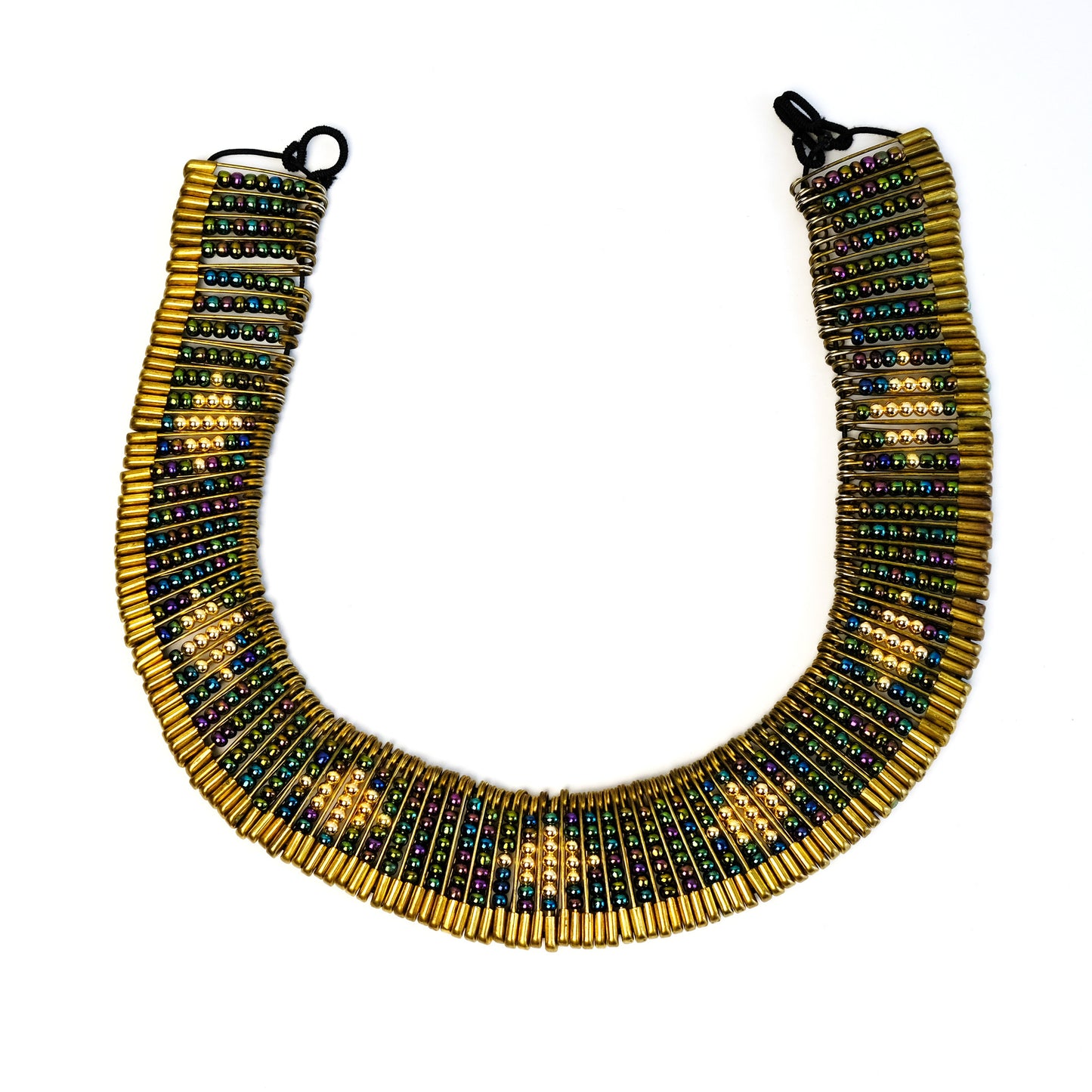 Erickson Beamon Safety Pin Necklace, 1990s