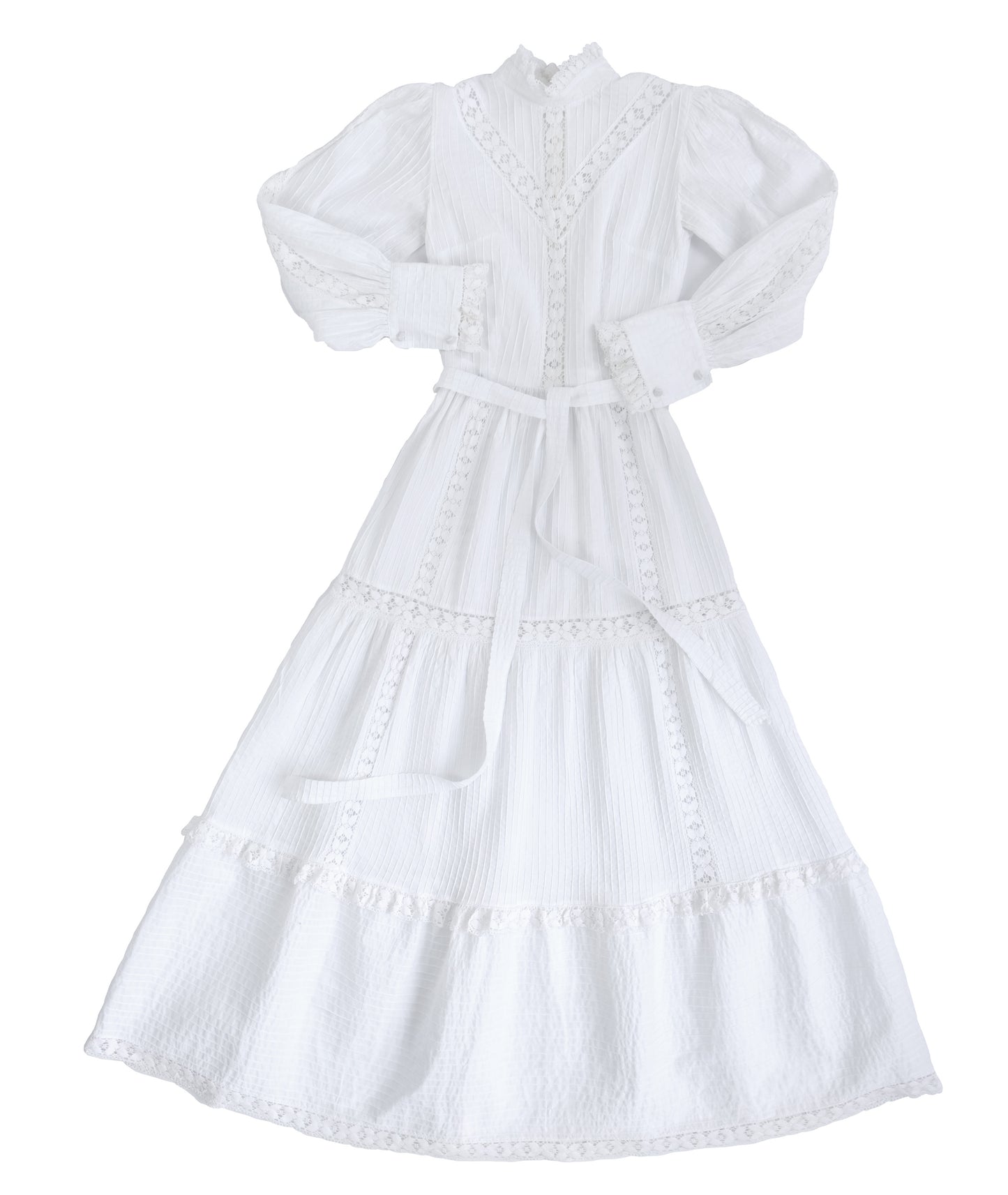 Vintage Mexicana of Sloane Street Cotton and Lace Wedding Dress, UK8-10