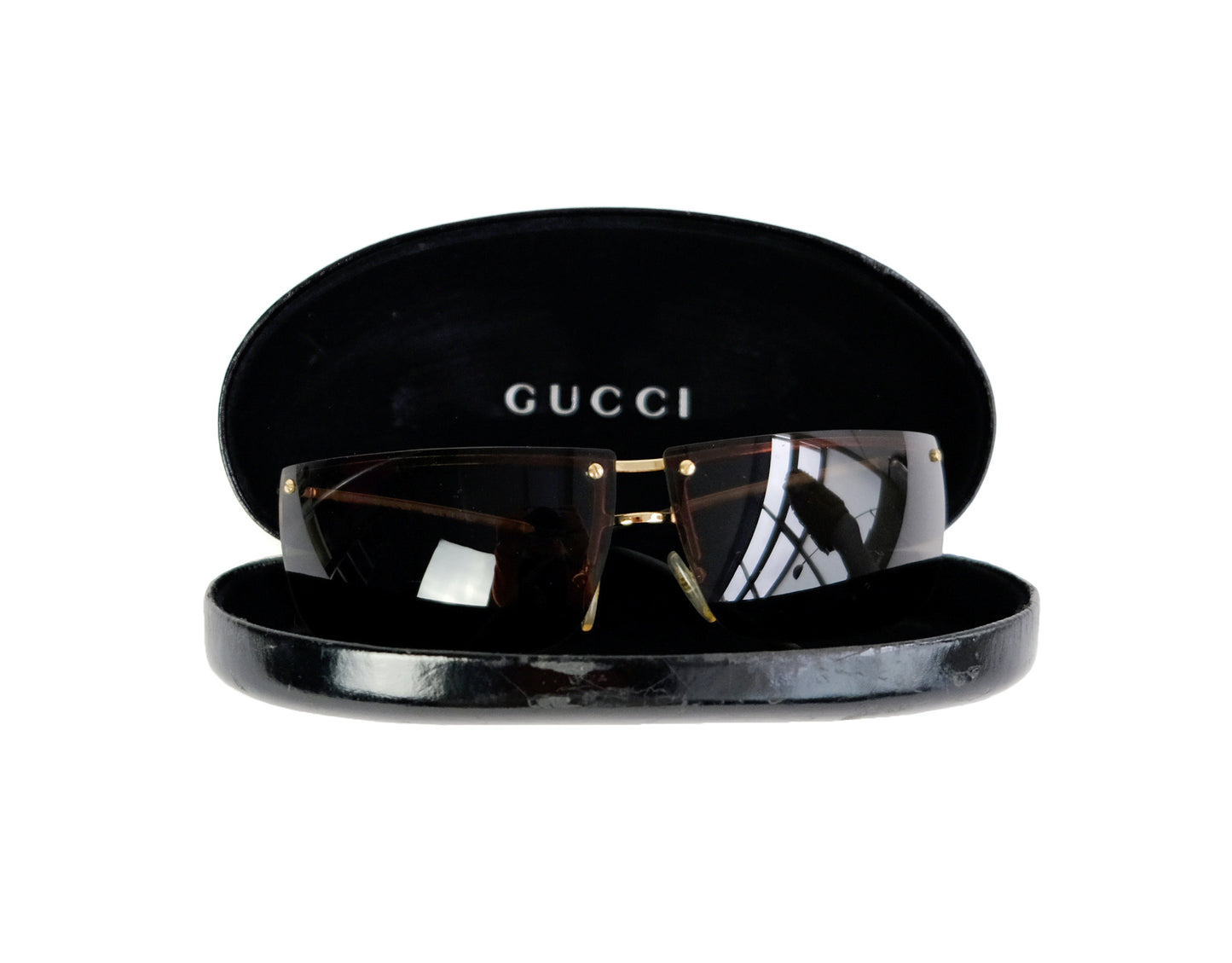 Gucci 1990s Vintage Frameless Sunglasses