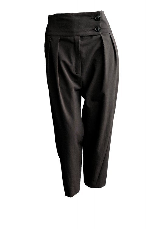 Vivienne Westwood Anglomania Cropped Pinstripe Trousers, UK10