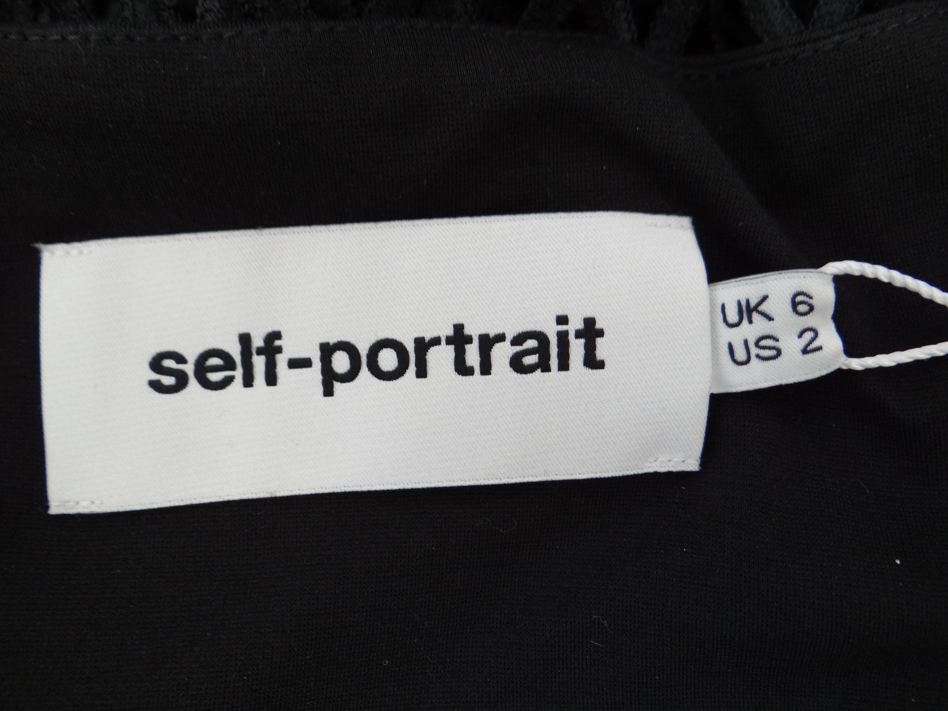 Self Portrait Cutwork Lace Layered  Dress, UK6