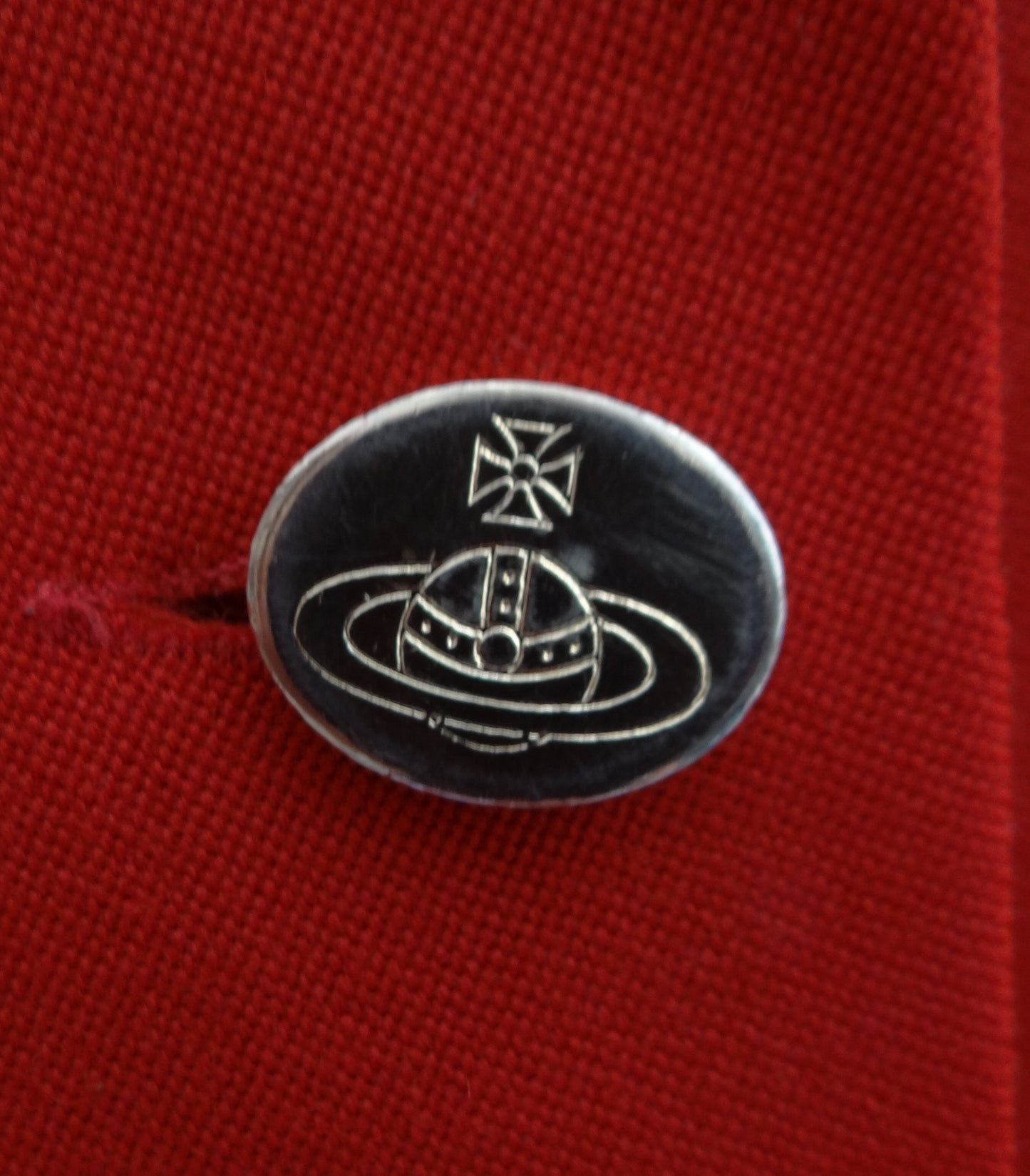 Vintage Vivienne Westwood Button Through Tailored Red Wool Skirt UK10-12