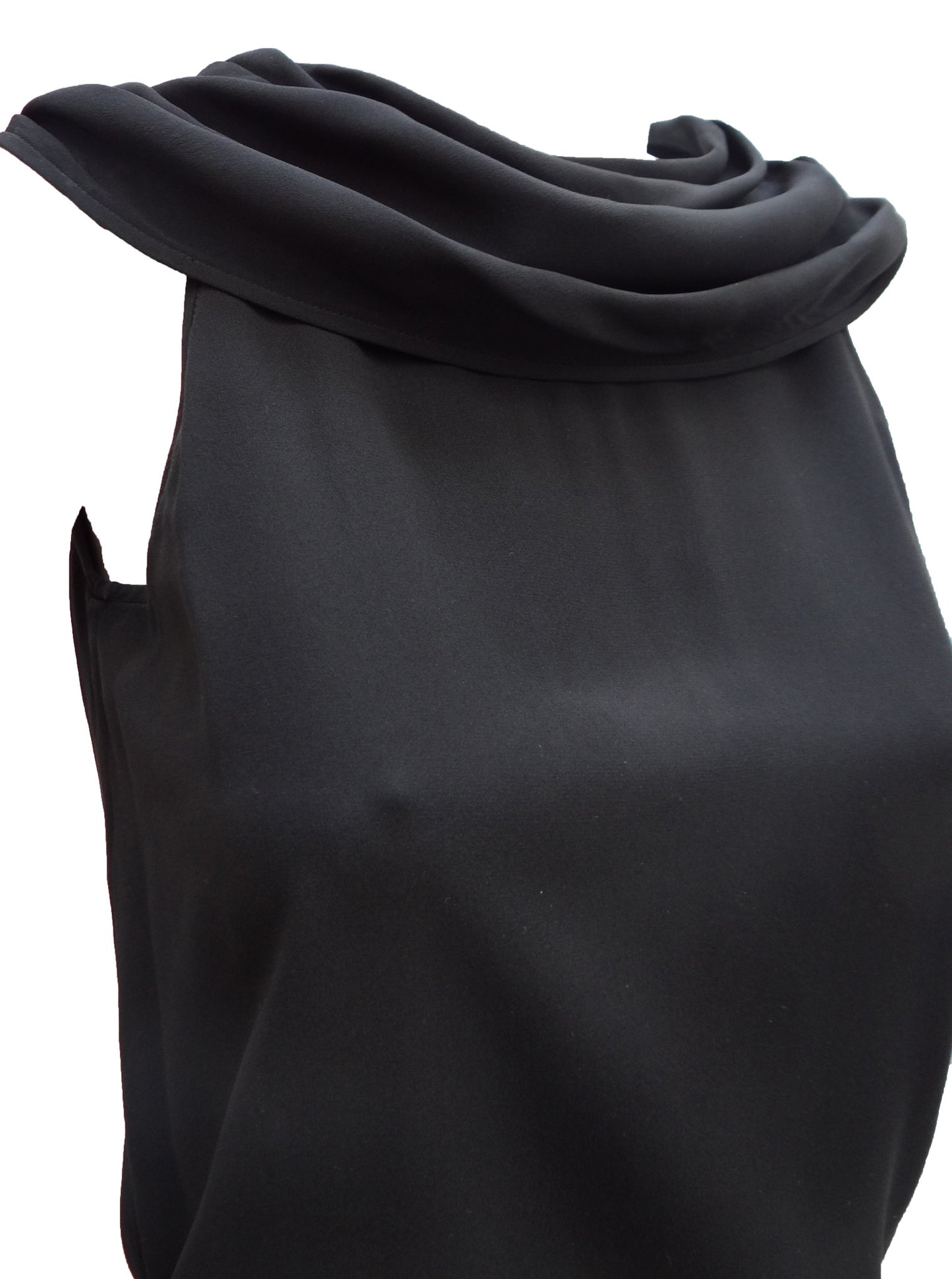 Valentino Black Silk Sleeveless Top UK10