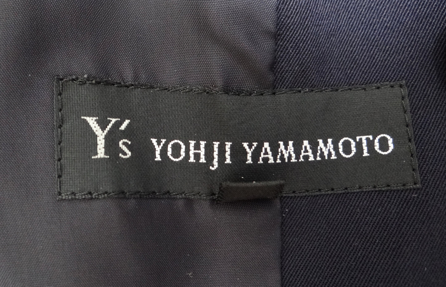 Yohji Yamamoto Y's Navy Tailored Biker Jacket, UK10-12