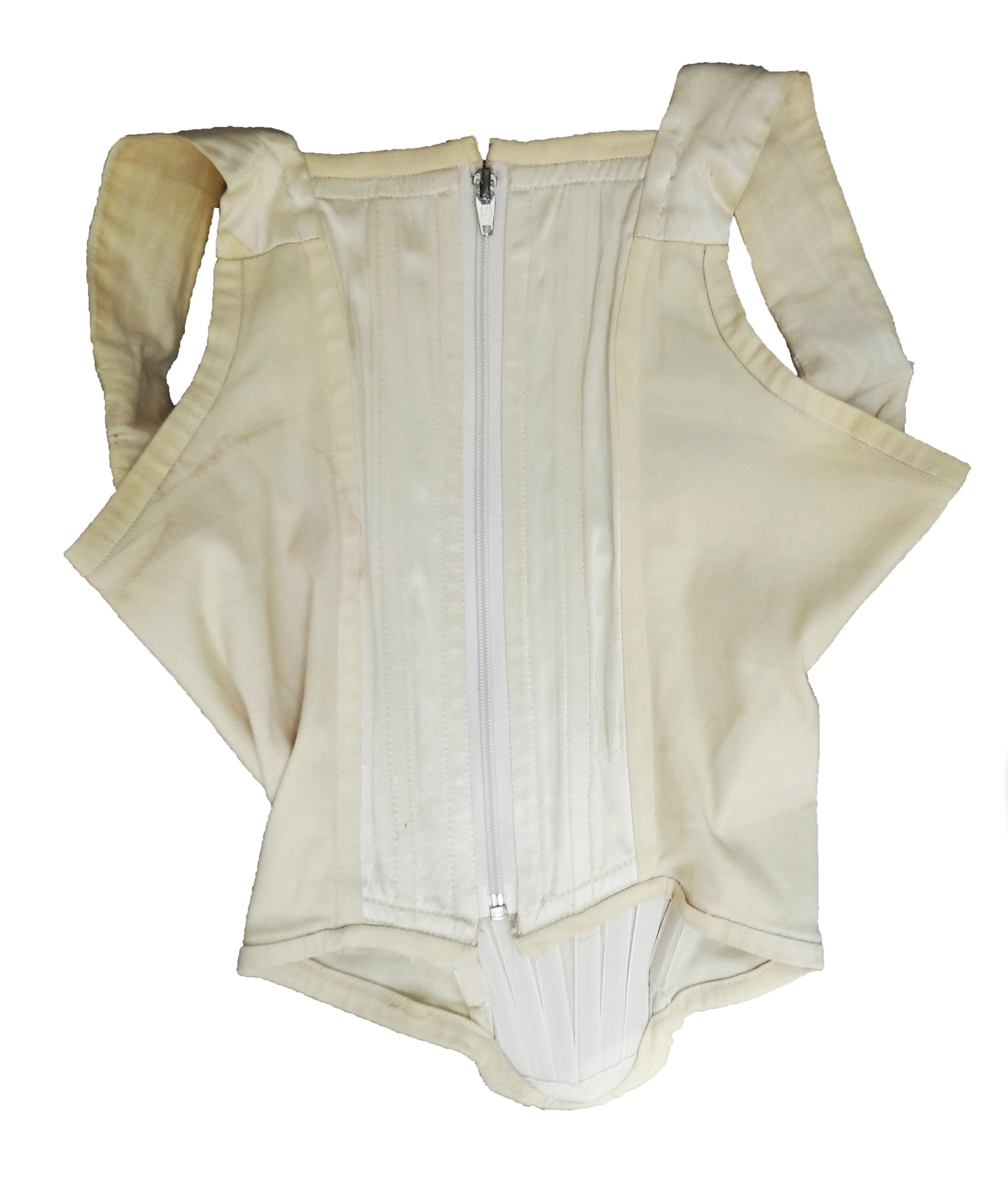Vintage Vivienne Westwood Ivory Satin Corset, c.1988 UK10
