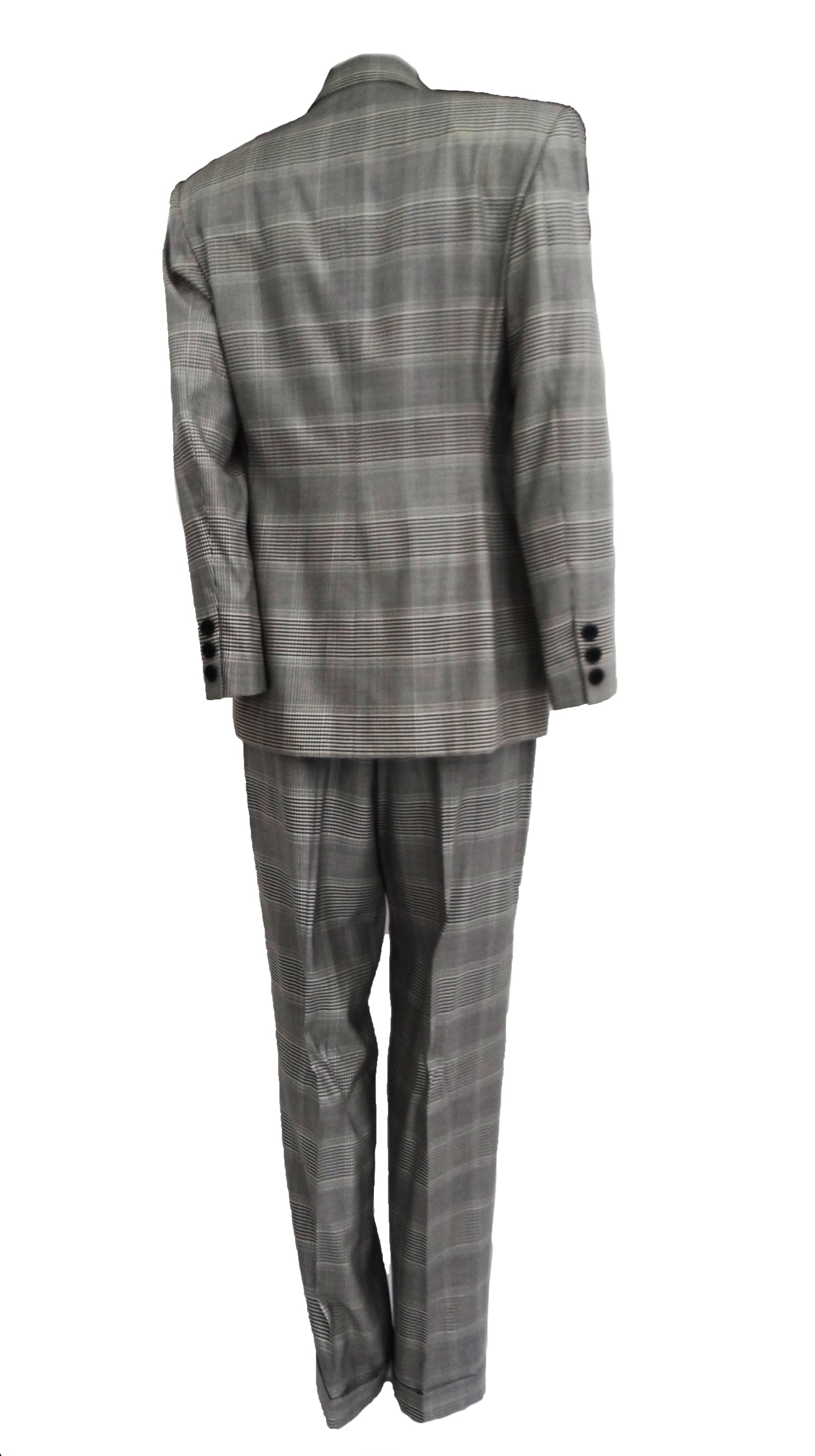 Gucci Trouser Suit in Prince of Wales Check, UK12