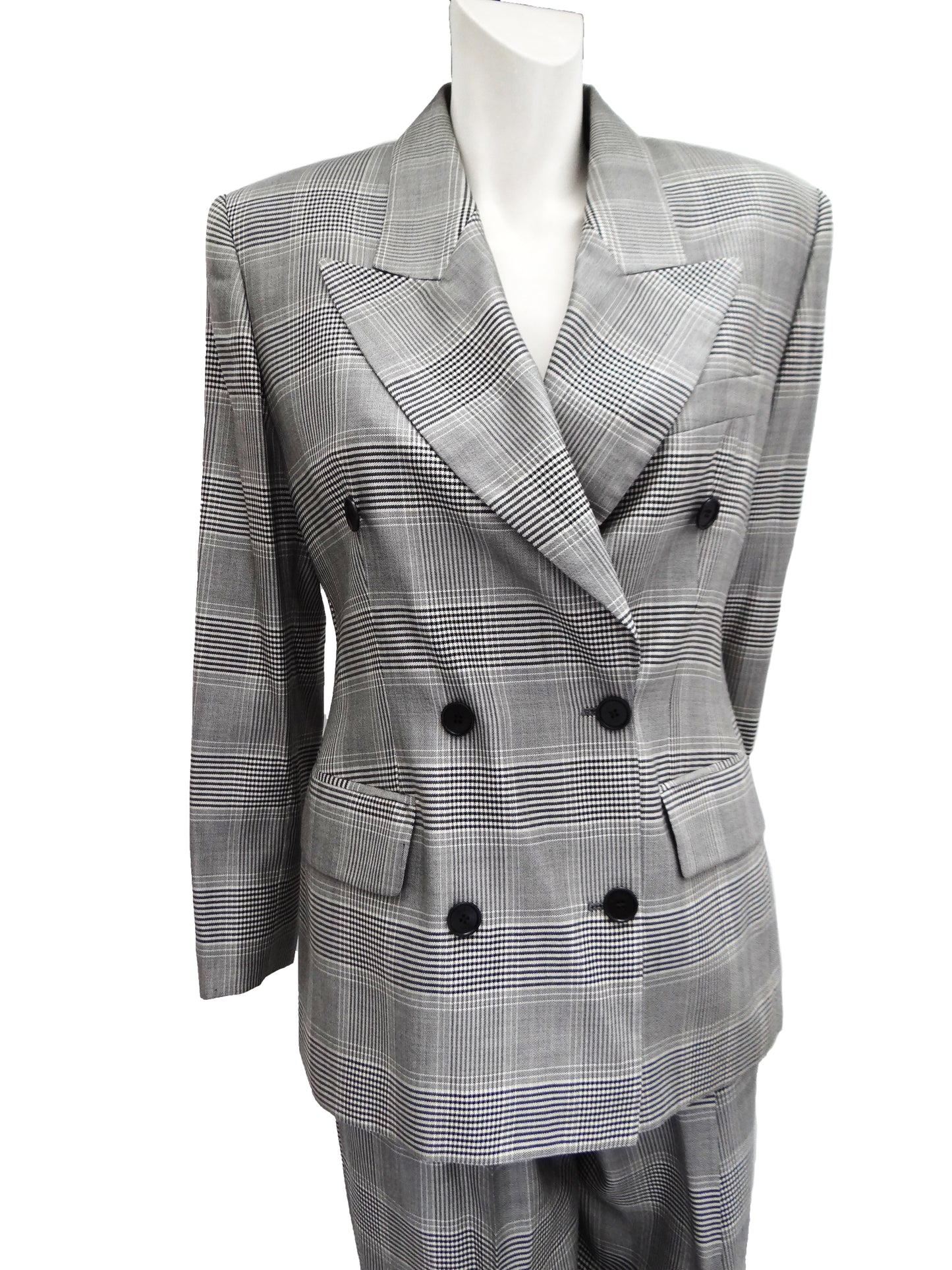 Gucci Trouser Suit in Prince of Wales Check, UK12