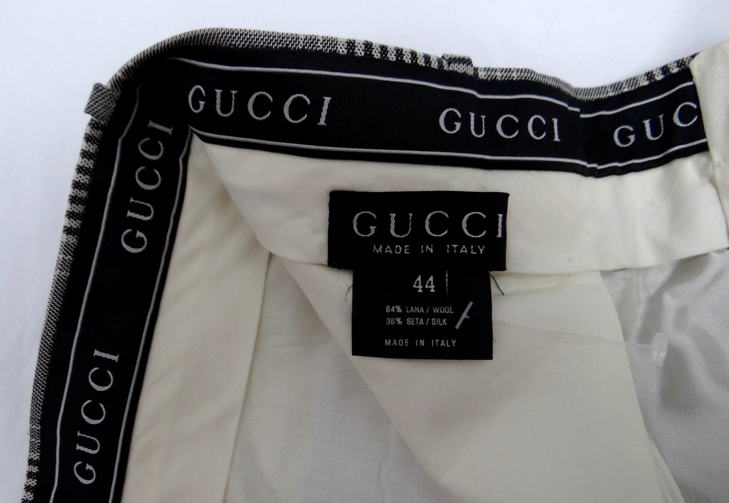 Gucci Trouser Suit in Prince of Wales Check, UK12