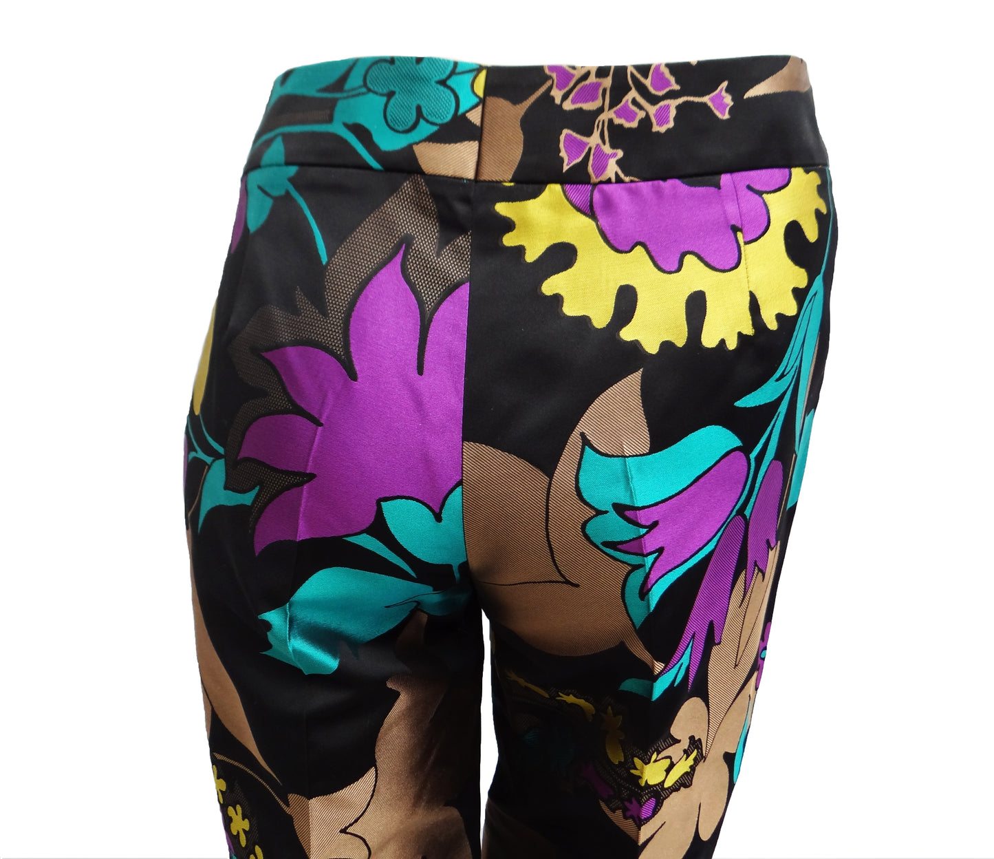 Escada Floral Brocade Trousers, UK12