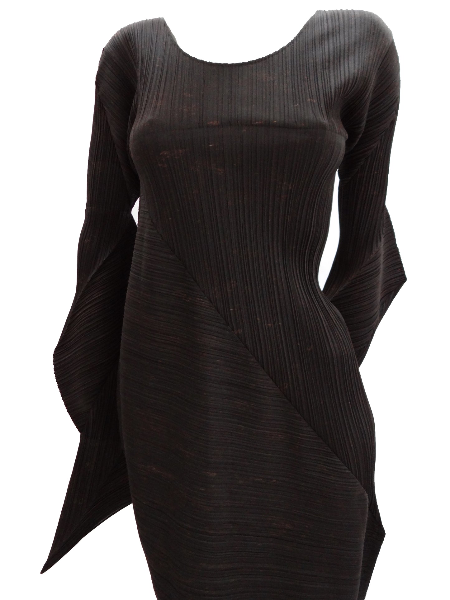 Pleats Please Column Dress by Cai Guo Qiang UK10-12