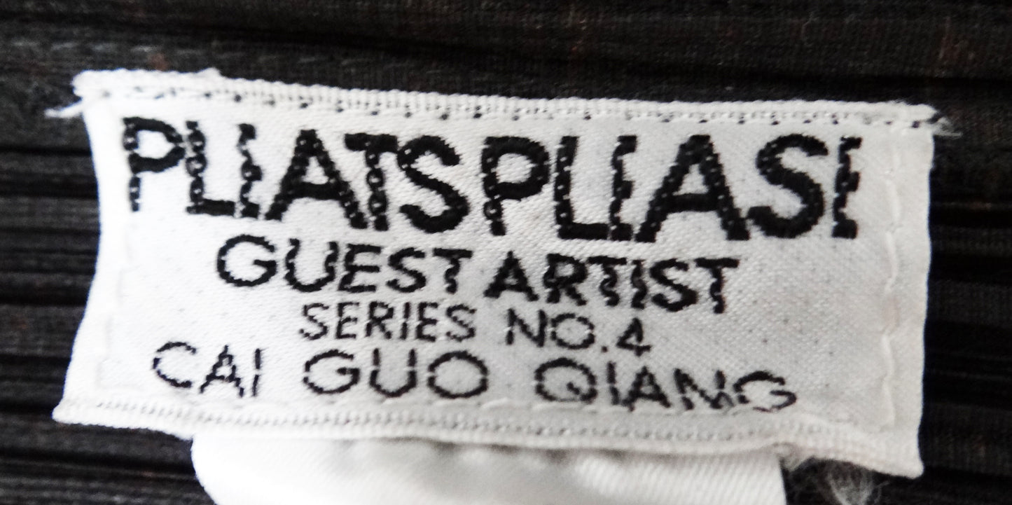 Pleats Please Divine Serpentine Dress by Cai Guo Qiang, UK10-12