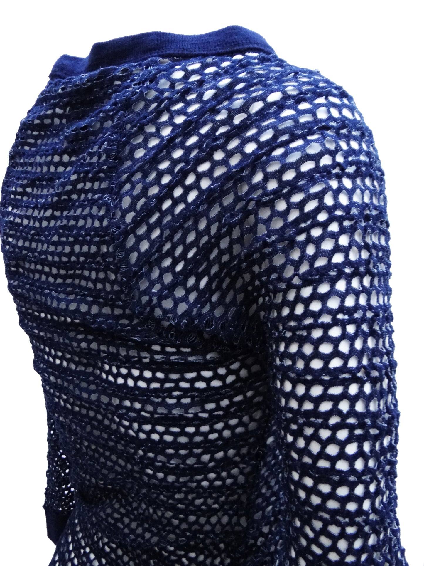 Isabel Marant Denim-look Mesh Top, UK10