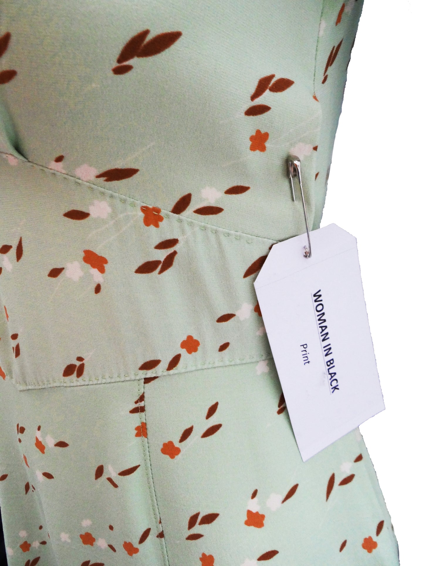 Pale Green Floral Tea Dress, as worn in The Woman in Black, UK10