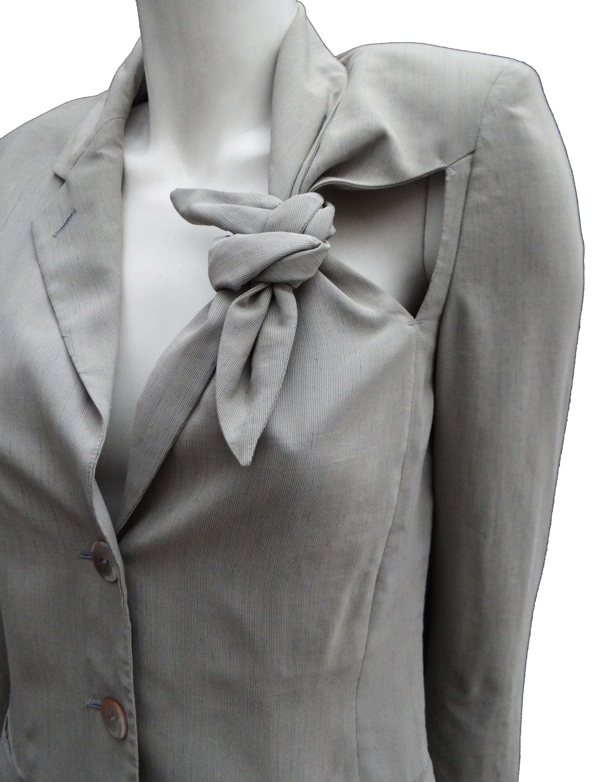 Vintage Jean-Paul Gaultier Femme Trouser Suit, c.1980s, UK10