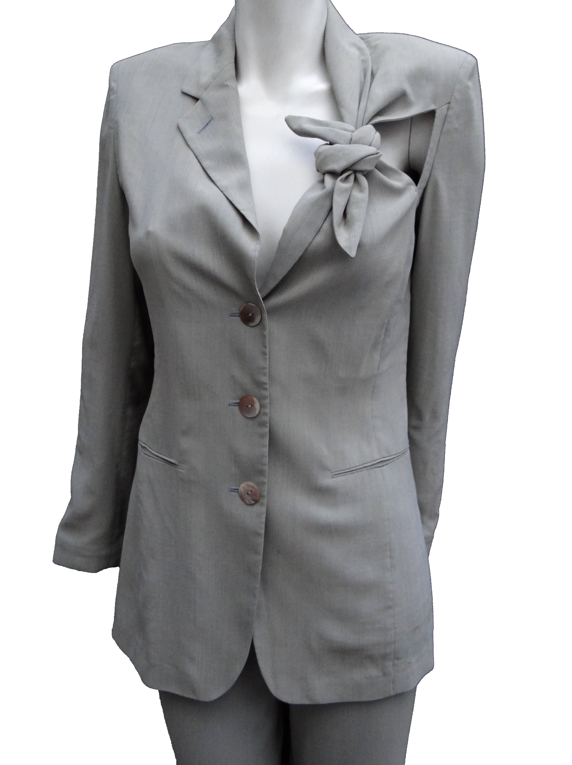 Vintage Jean-Paul Gaultier Femme Trouser Suit, c.1980s, UK10
