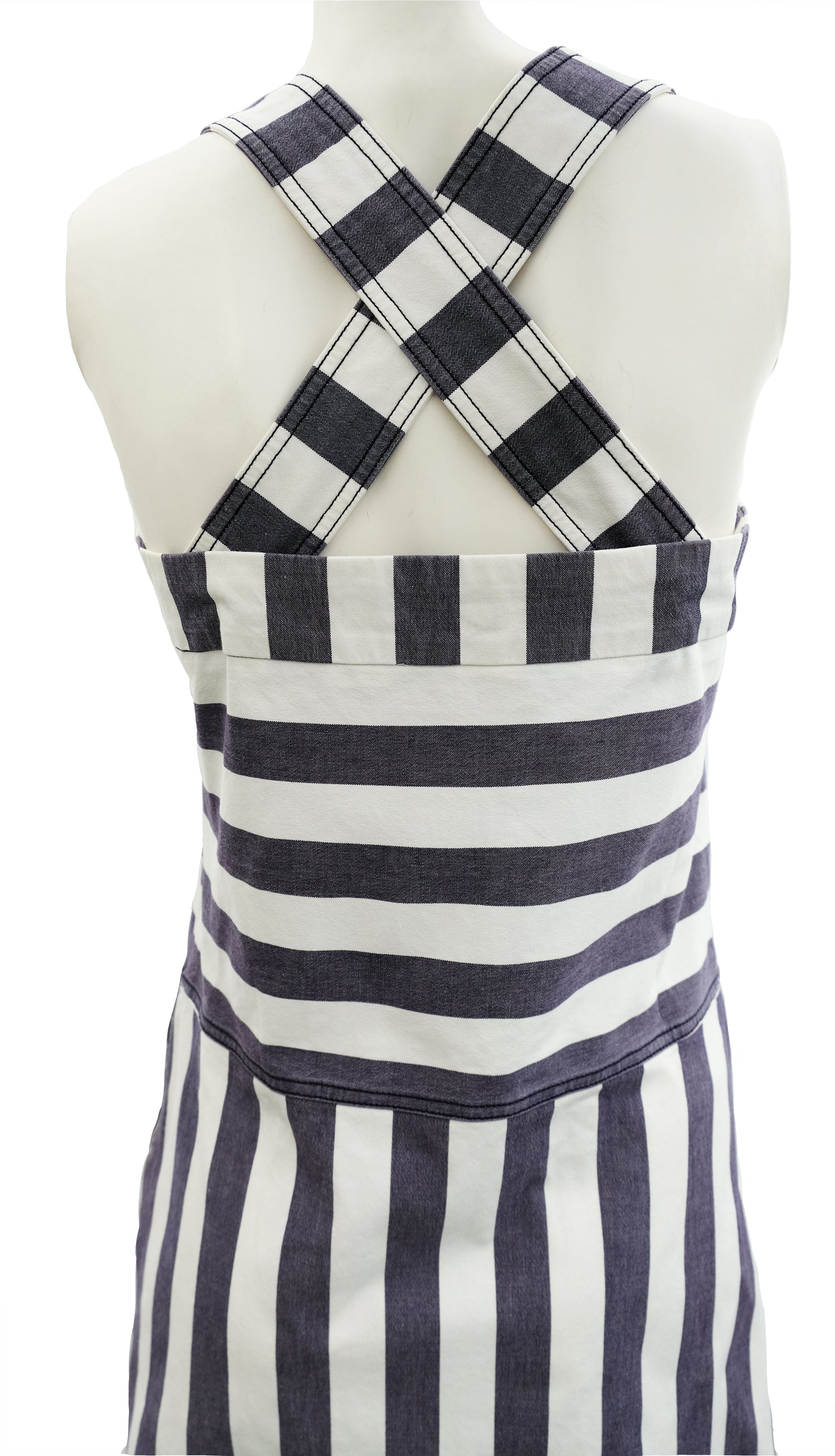 See by Chloe Sun Dress in Striped Cotton Canvas, UK12