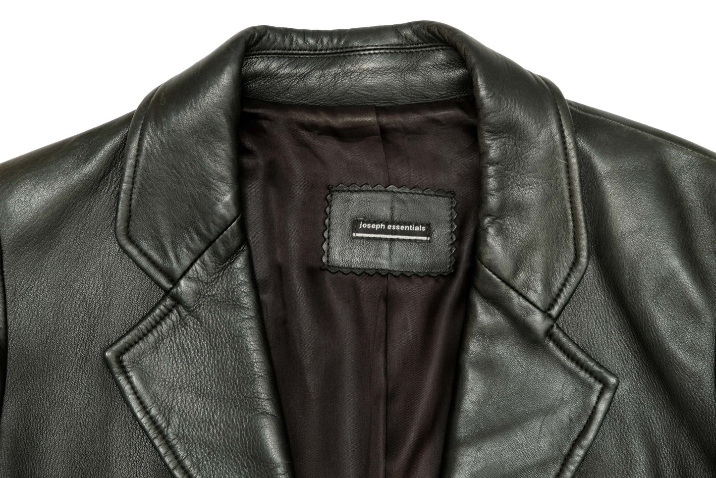 Joseph Vintage Jacket in Black Leather, S