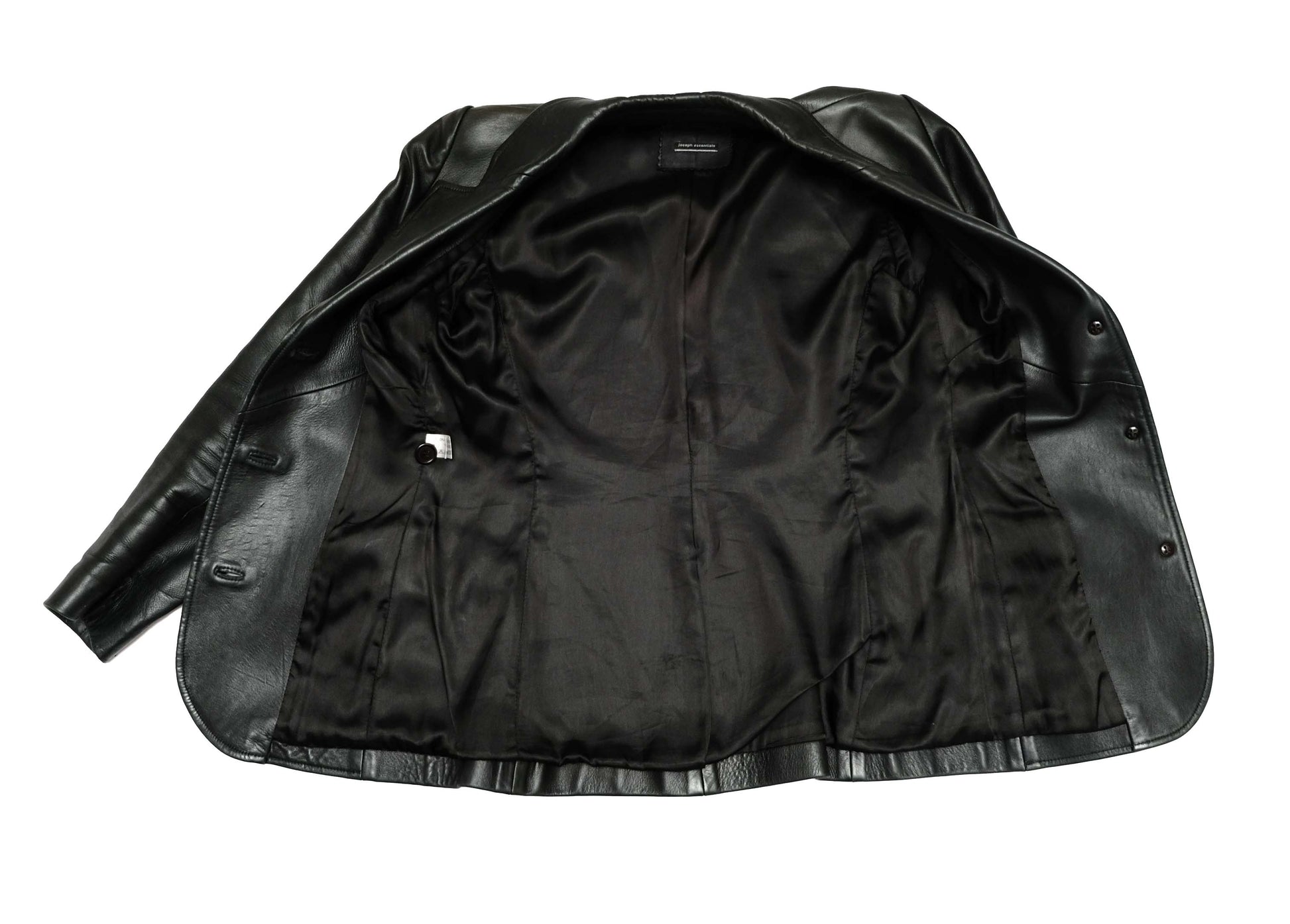 Joseph Vintage Jacket in Black Leather, S