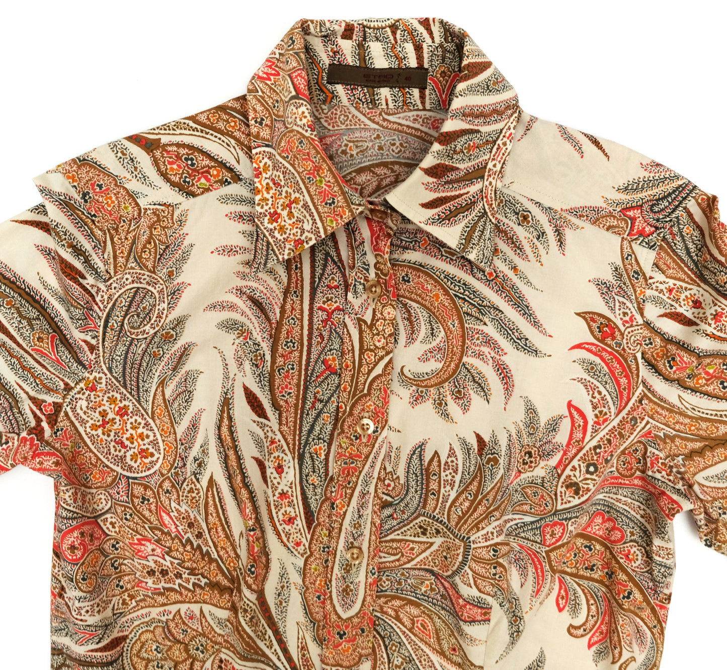 Etro Shirt with Paisley Print, UK8-10
