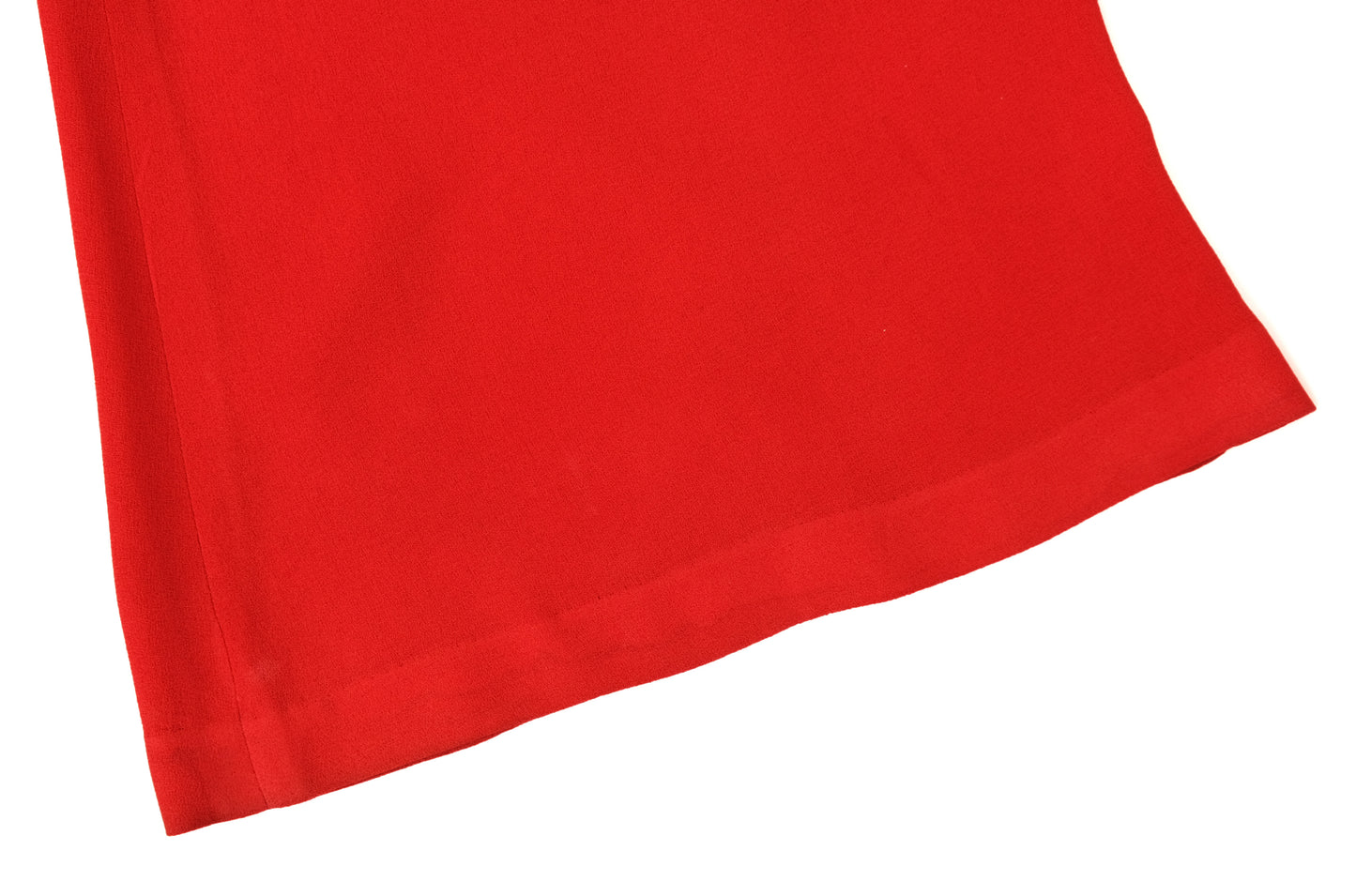 Ossie Clark for Radley Vintage Trouser Set in Red Moss Crepe & Satin, UK10