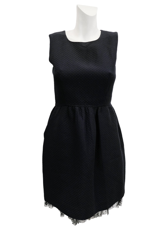 Red Valentino Little Black Dress with Net Underskirt, UK10