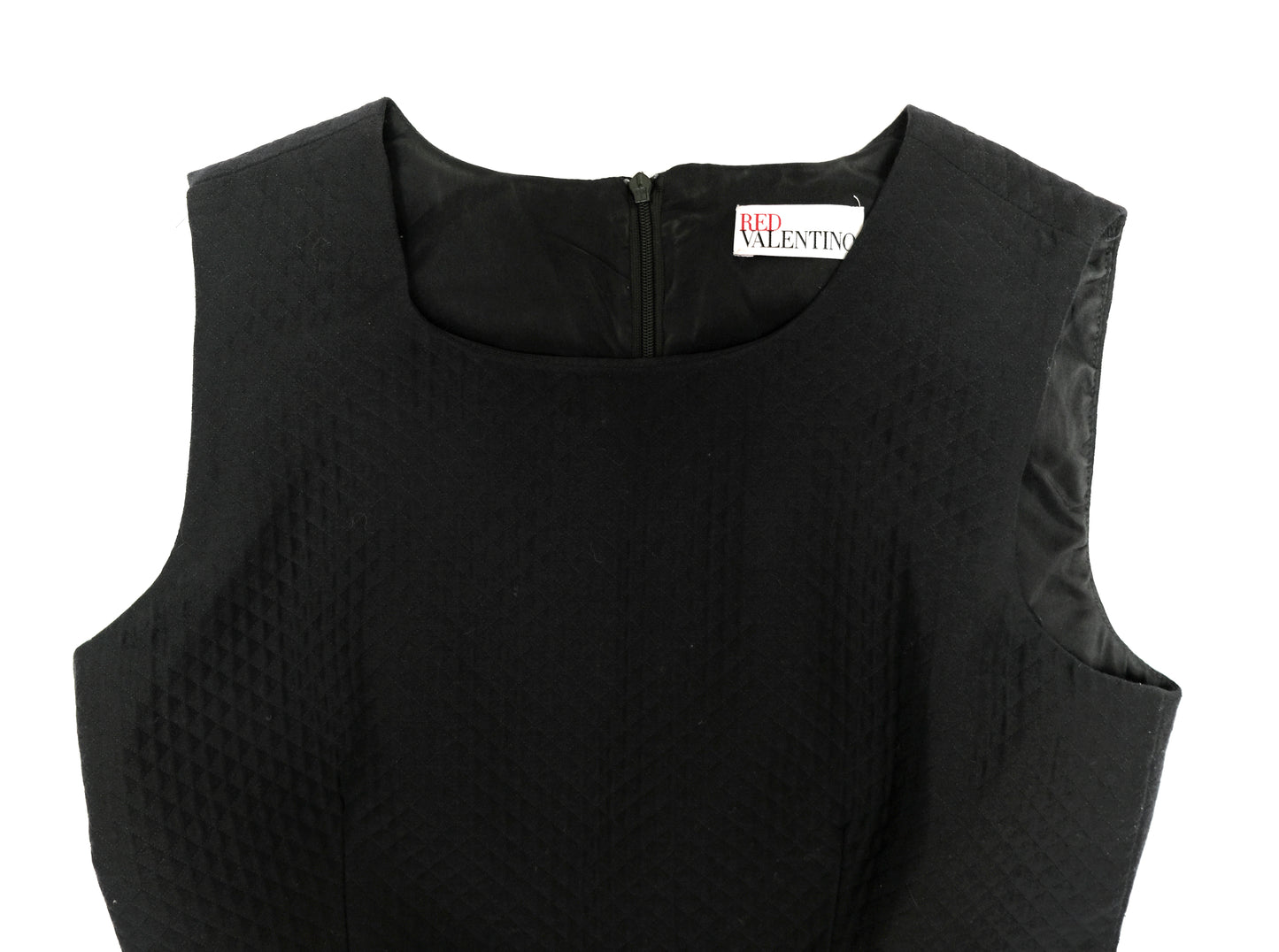 Red Valentino Little Black Dress with Net Underskirt, UK10