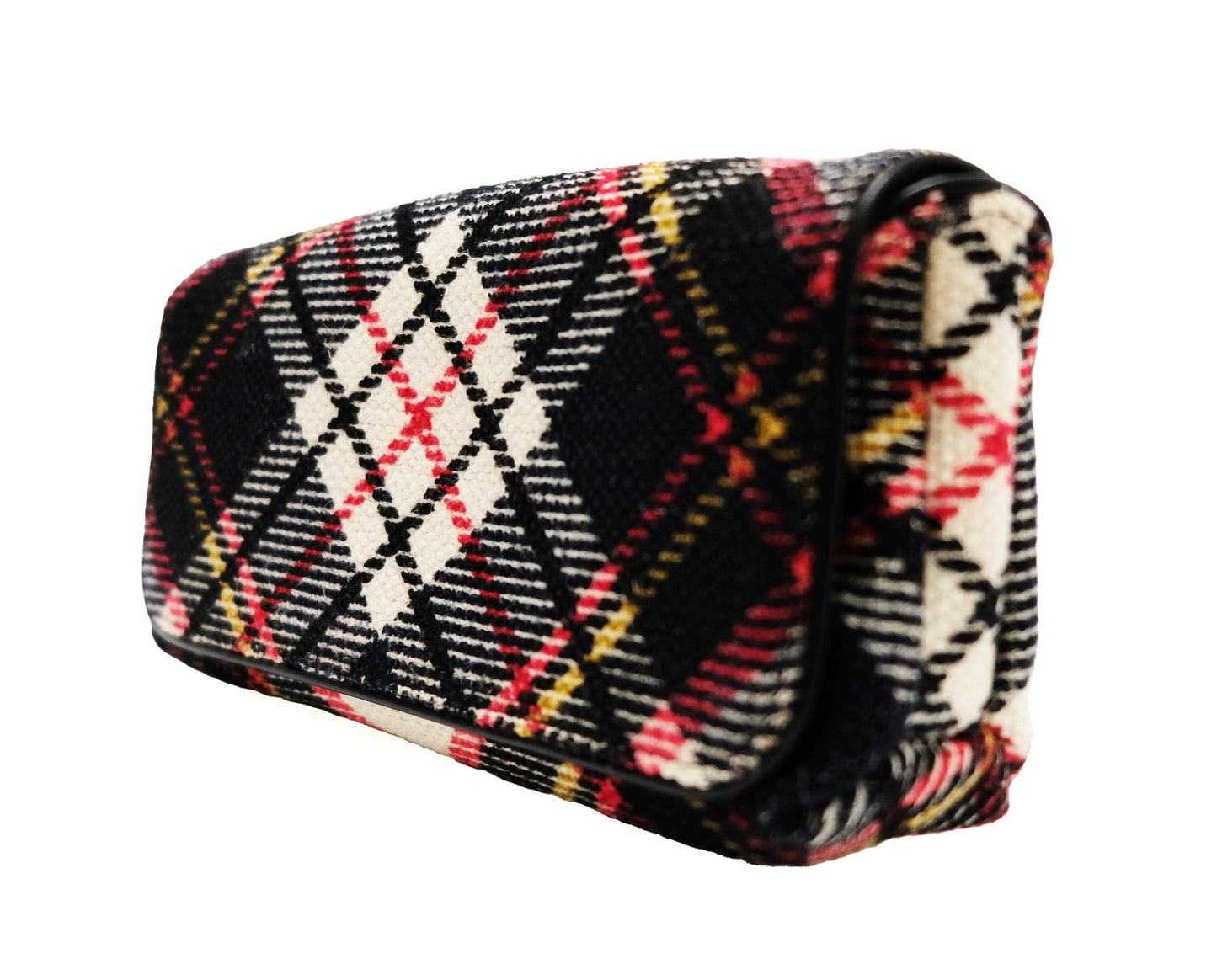 Dries van Noten Textured Plaid Clutch Bag, Small