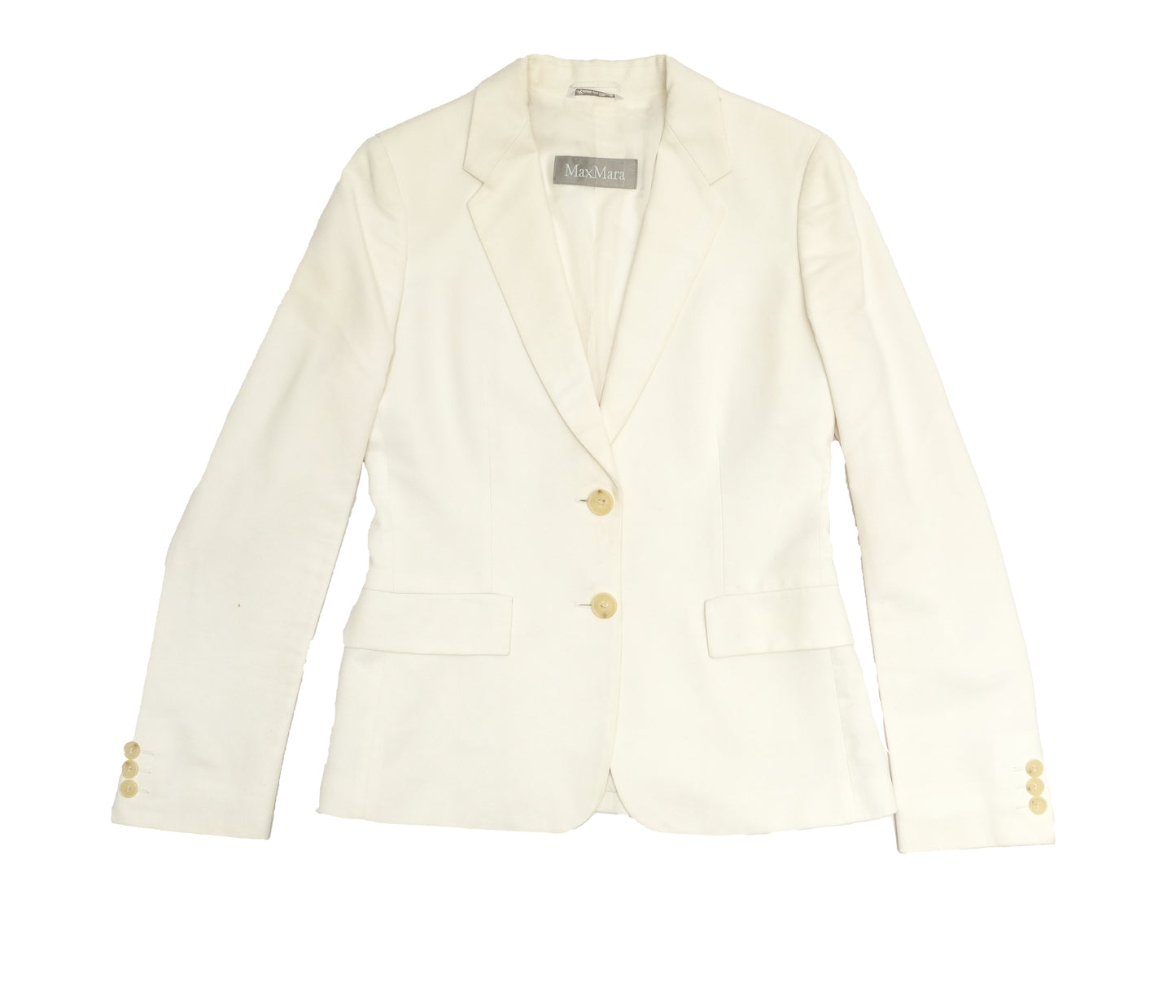 Max Mara White Summer Jacket, UK10
