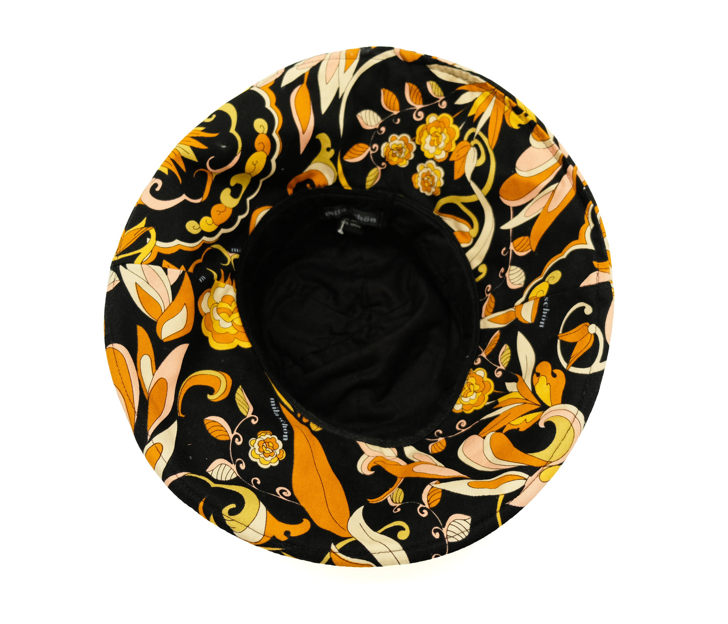Milla Schön Vintage Sun Hat in Floral Printed Cotton