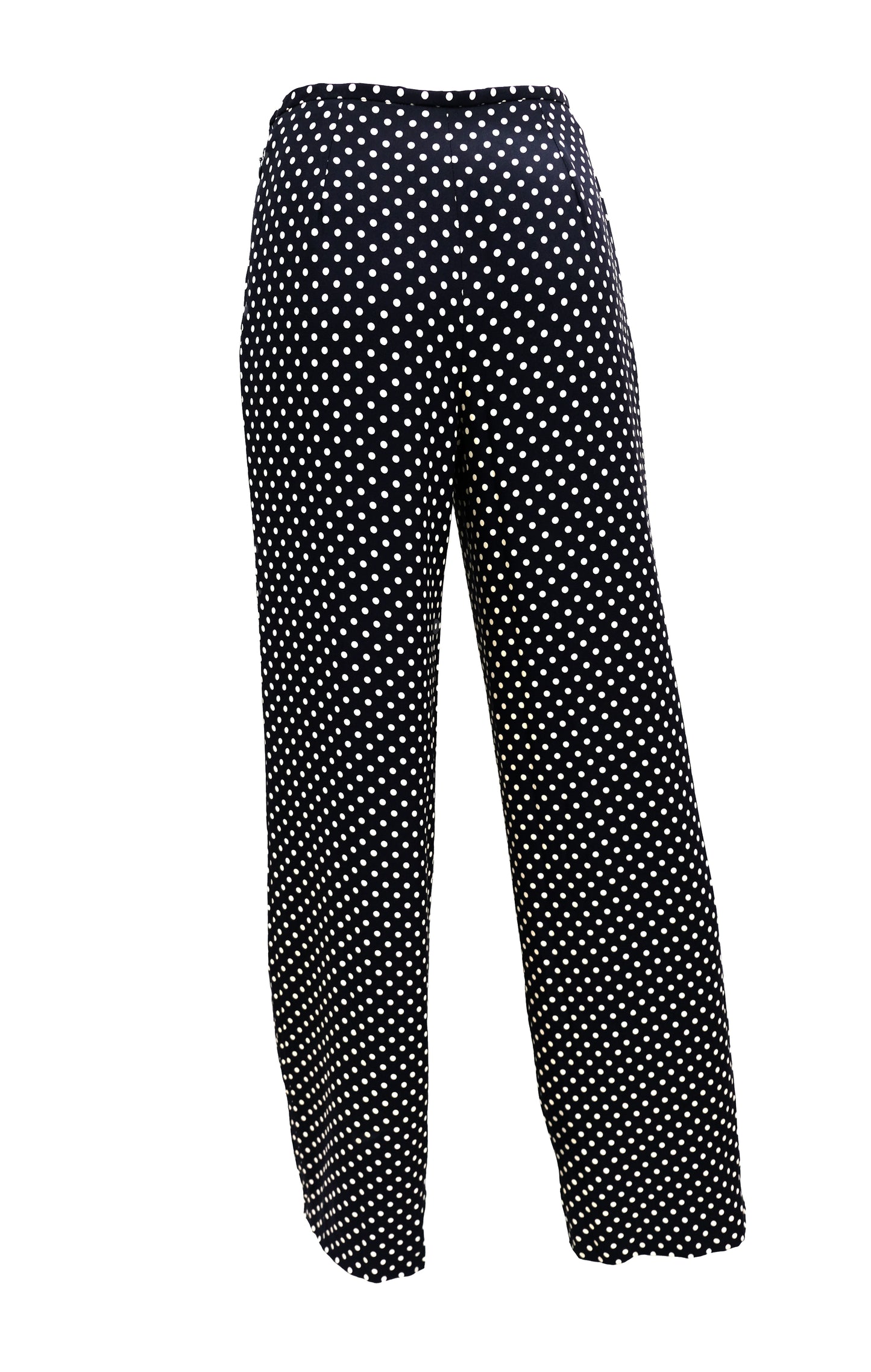 Emanuel Ungaro Wide Leg Polka Dot Trousers, UK10
