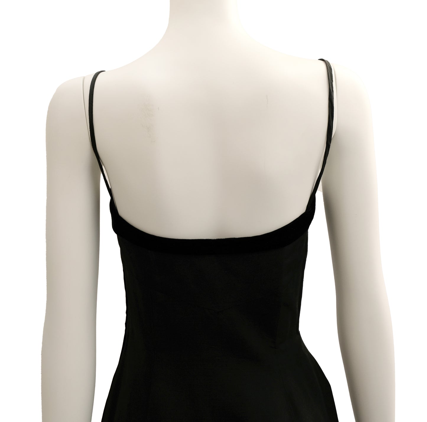 Vintage Fenwick Strapless Long Evening Dress with Net Frill, UK8