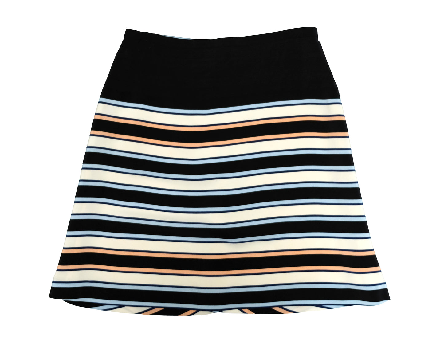 Marc Jacobs Skirt Set in Striped Silk, UK8-10