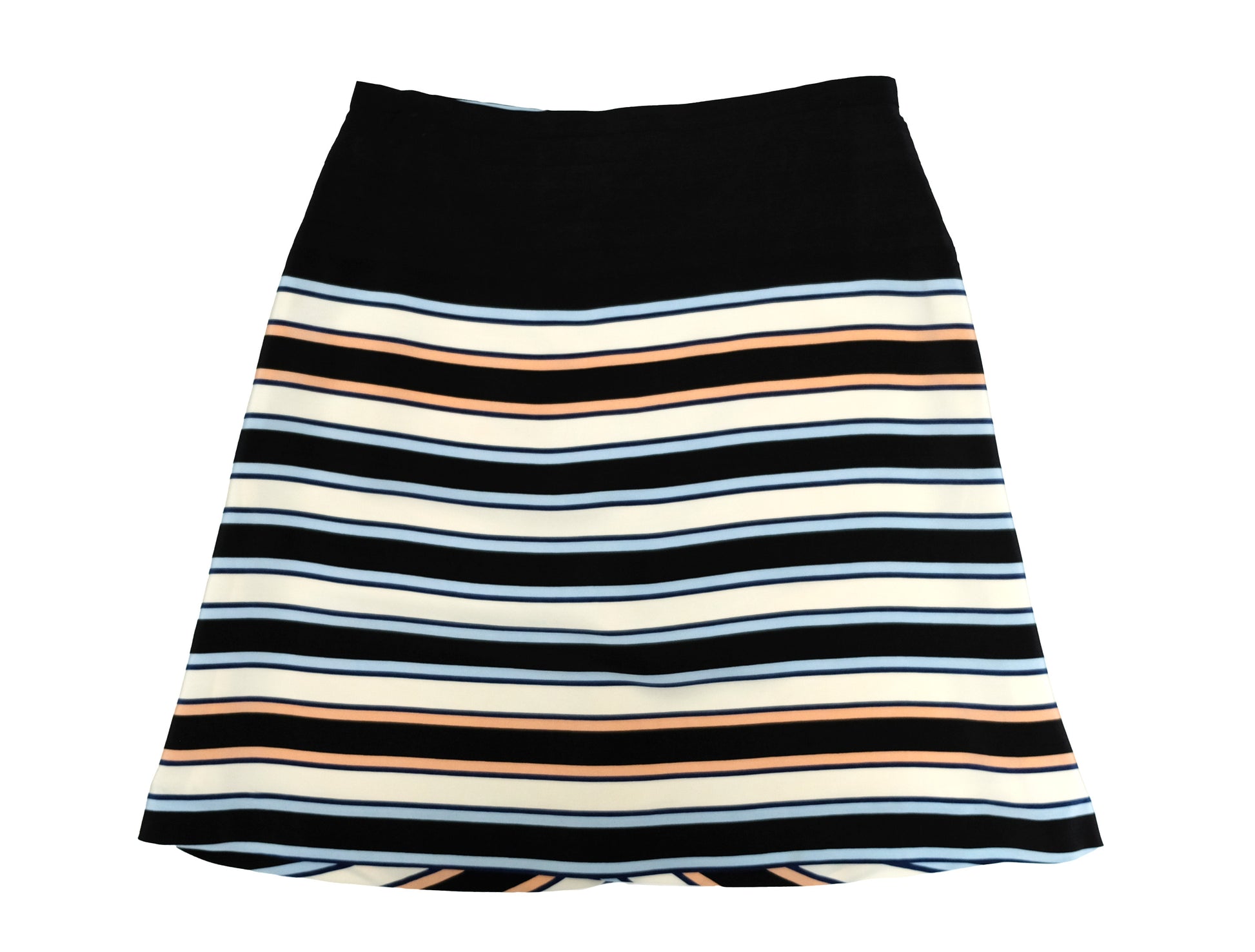 Marc Jacobs Skirt Set in Striped Silk, UK8-10