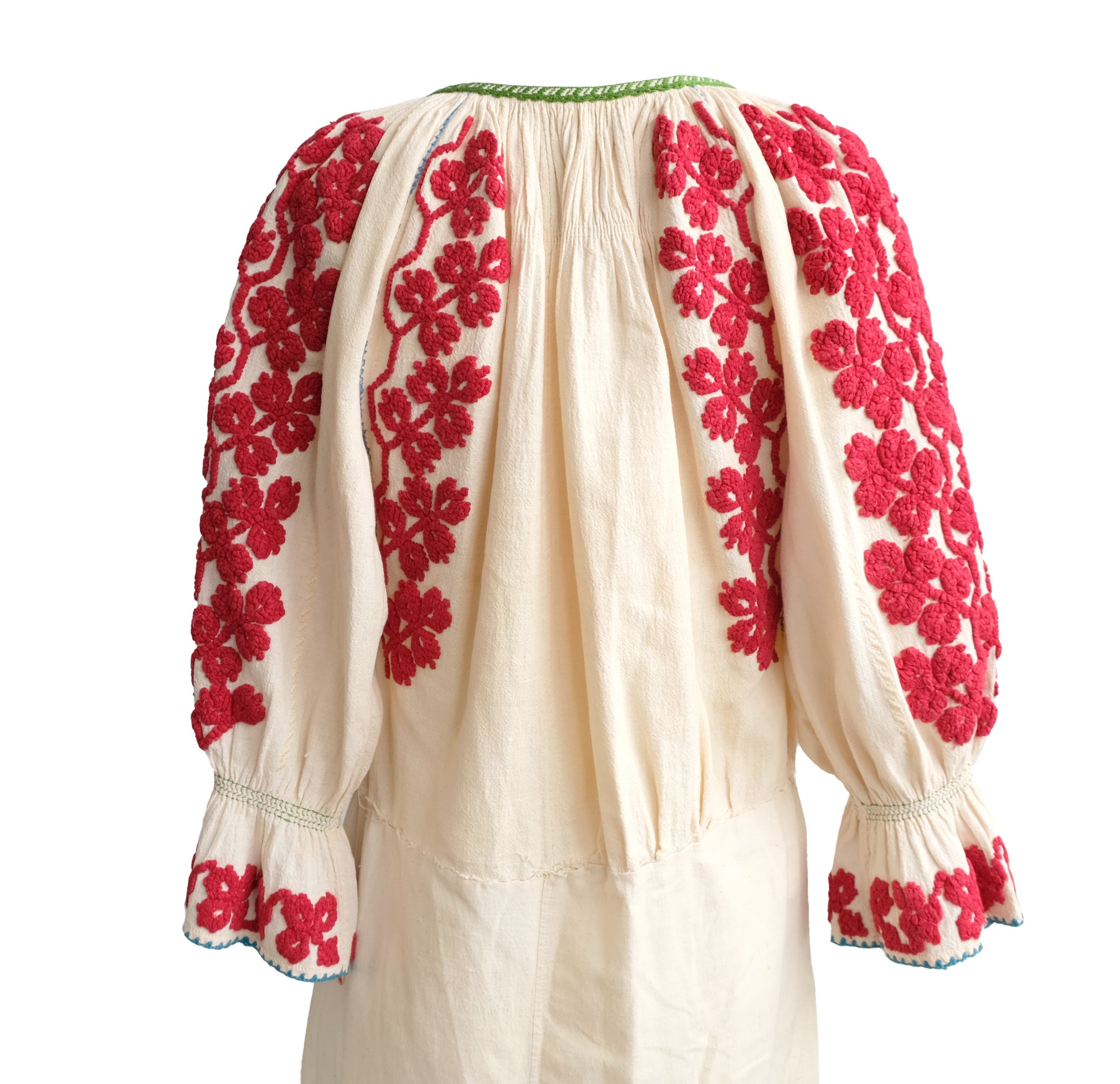 Vintage Hand Made Embroidered Folk Tunic, UK10