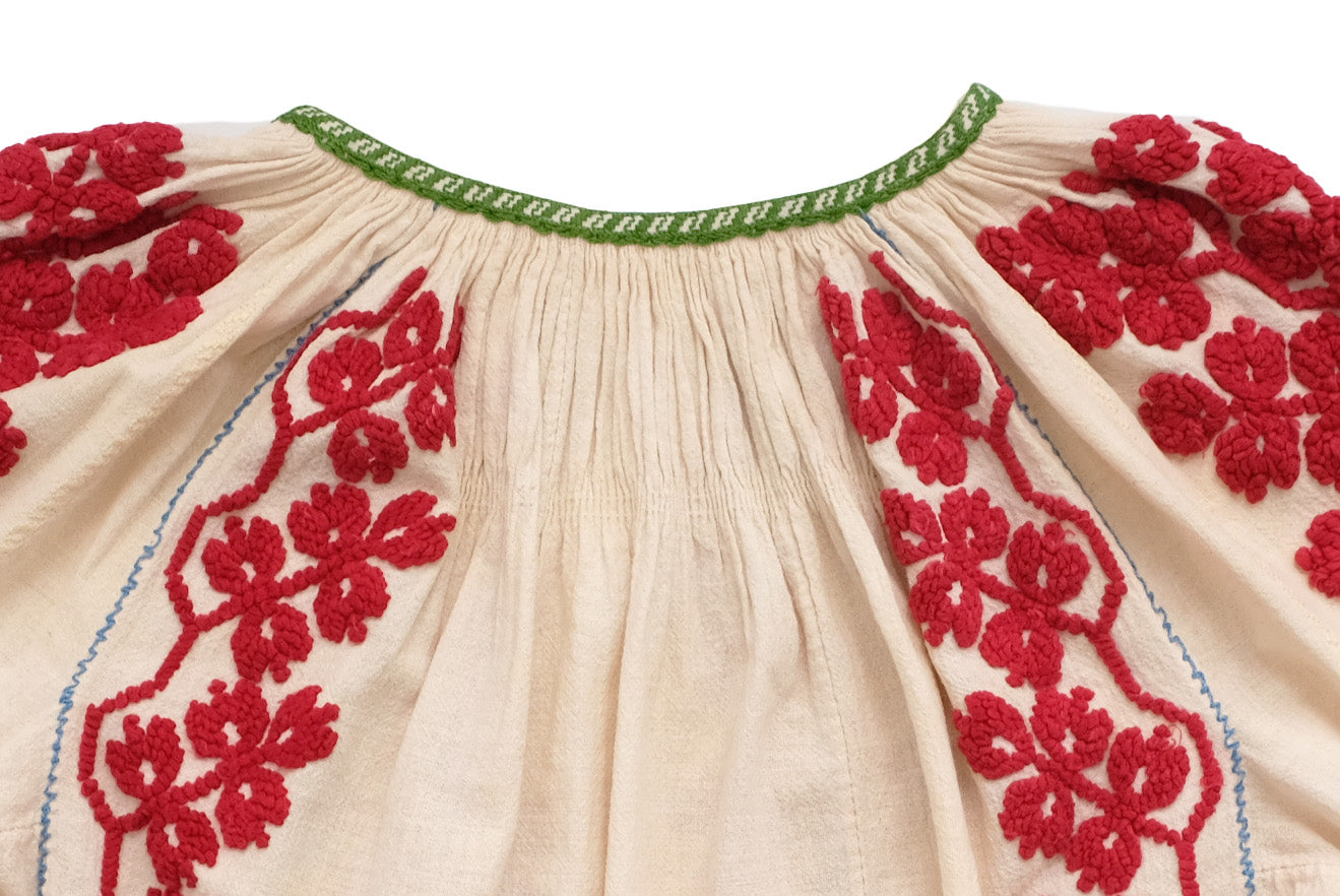 Vintage Hand Made Embroidered Folk Tunic, UK10