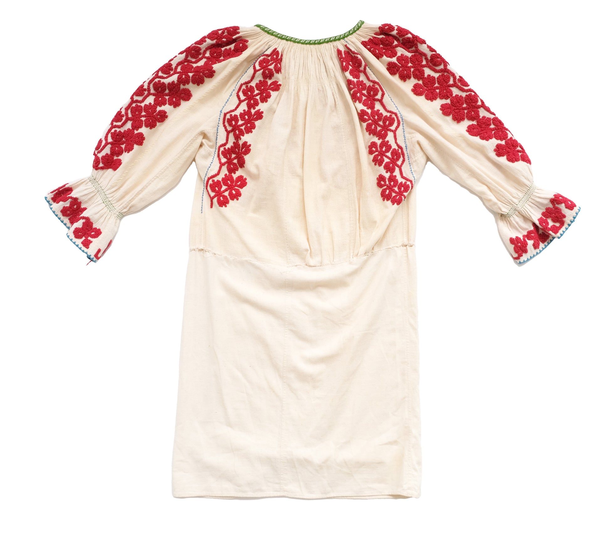 Vintage Hand Made Embroidered Folk Tunic, UK10