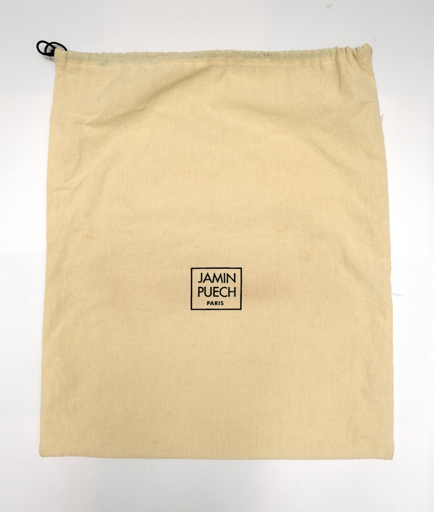 Jamin Puech Tooled Shoulder Bag in Tan Leather with Wooden Clasp