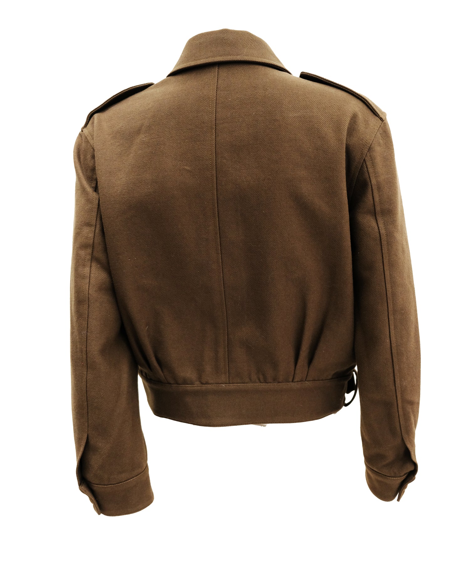Saint Laurent Army Jacket in Khaki Drill, UK10