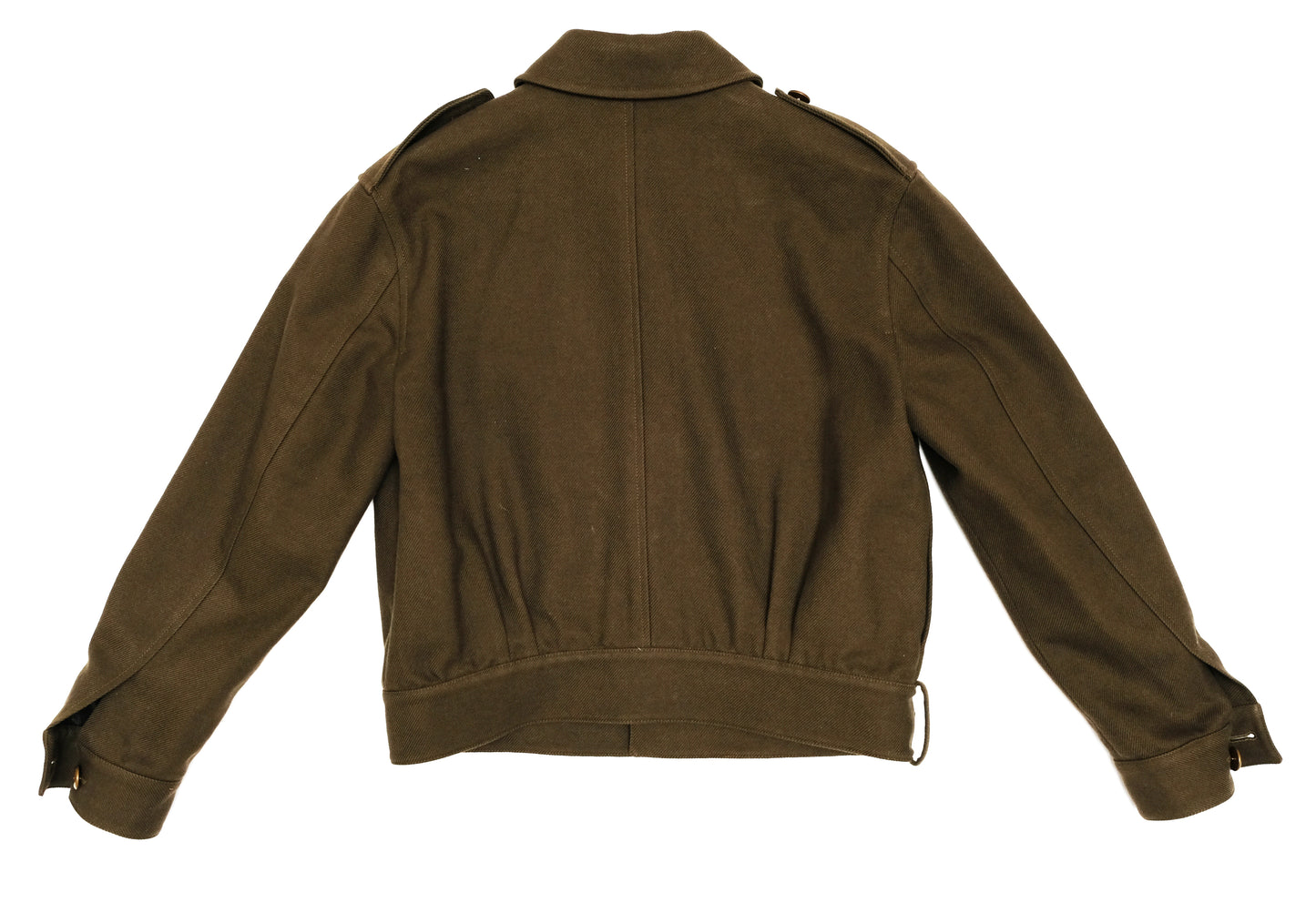 Saint Laurent Army Jacket in Khaki Drill, UK10