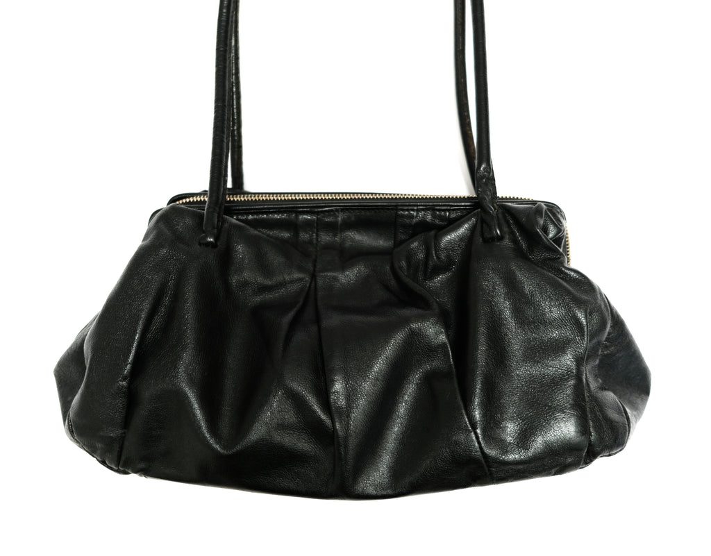 Miu Miu Purse Handbag in Black Leather, Small Menage Modern Vintage