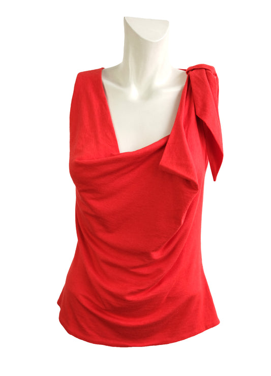 Vivienne Westwood Sleeveless Top in Red Jersey, XL