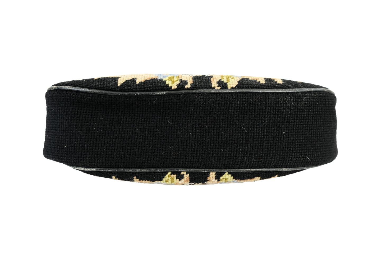 Vintage Floral Needlepoint Handbag, M