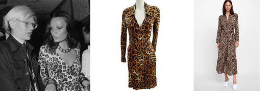 Leopard print dress 1970s, 1990s, 2018