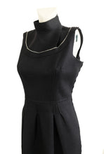 Prada Tailored Sleeveless Dress in Black Felted Wool, UK10