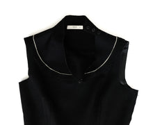 Prada Tailored Sleeveless Dress in Black Felted Wool, UK10