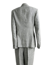 Max Mara Trouser Suit in  Fine Houndstooth Linen, UK12
